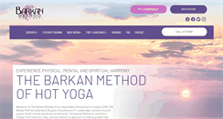 Desktop Screenshot of barkanmethod.com