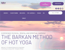 Tablet Screenshot of barkanmethod.com